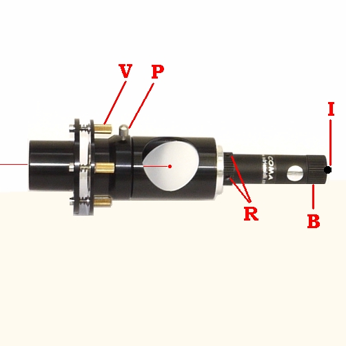 COLLIMATORE LASER PROFESSIONALE PER TELESCOPI NEWTON 