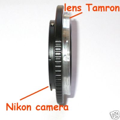 Tamron Adaptall 2 per fotocamere srl srld  NIKON anello adattatore raccordo 