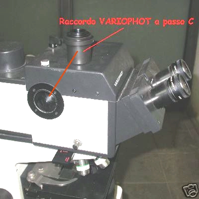 adapter raccordo per LEICA VARIOPHOT a passo C mount