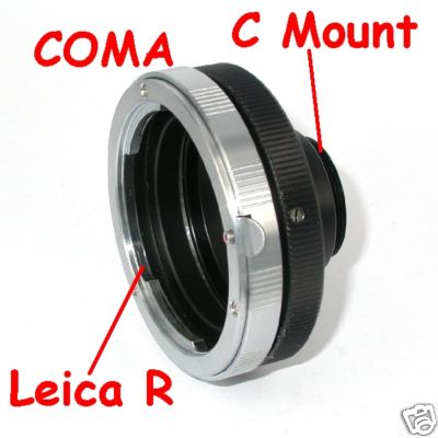 C mount Raccordo adattatore  passo C CS a obiettivo Leica R Adapter lens