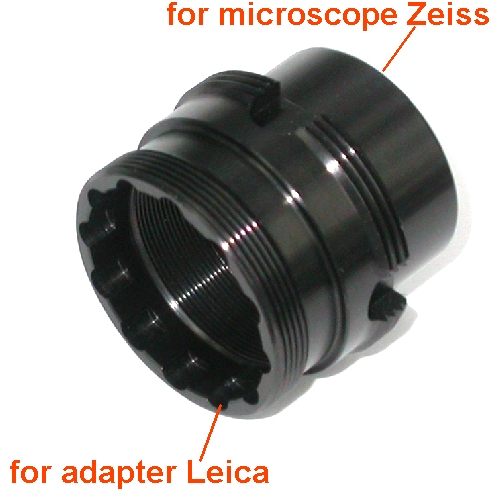 Zeiss raccordo microscopio ad accessori e terminali Leica microscope
