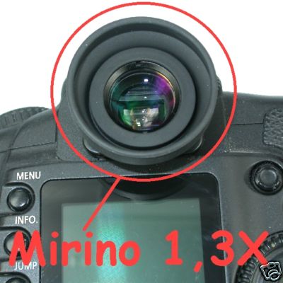 MIRINO 1,3 X universale Canon Nikon Pentax Sony ..