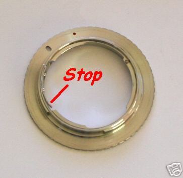 Canon eos anello adattatore a obiettivo Rollei Srl raccordo adapter lens ring