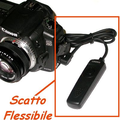 Canon EOS 5D Marck 1D 10D 7D 6D 5D 50D 40D 30D 20D SCATTO FLESSIBILE