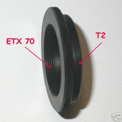 ETX 70 Adaptal T2 - Adattatore raccordo t2 per ETX 70