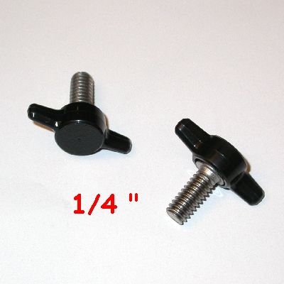 Pomello , manopola vite di serraggio INOX 1/4 pollice