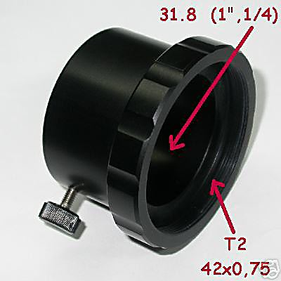 Raccordo per t2 a 31,8 adapter t2 F a 31,8 F  Telescopio Telescope