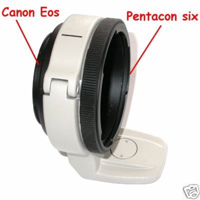 Canon eos EF Adattatore a obiettivo Pentacon six Exakta Kiev 60 raccordo adapter