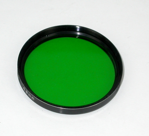 Filtro Verde G2  per Astonomia su telescopio diametro 2 `` pollici , ( 48 mm )