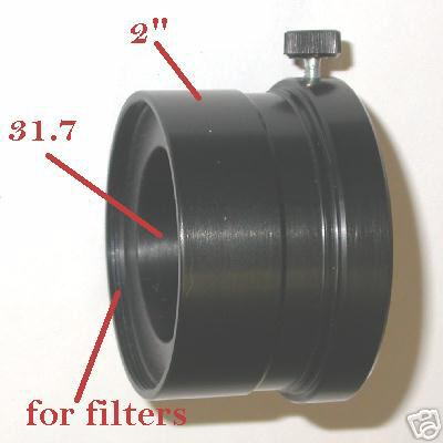  Anello Riduttore per  Telescopio da 2 `` ( 50,8mm ) a oculari 1,25 `` ( 31,8 ) 