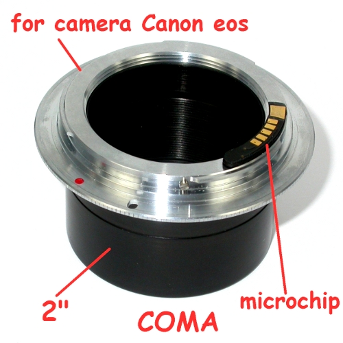 Canon eos EF RACCORDO diretto 2 pollici per FOTO TELESCOPIO con MICROCHIP