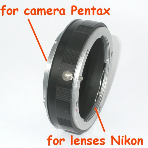 Pentax K anello raccordo  a lens Nikon adattatore adapter MACRO