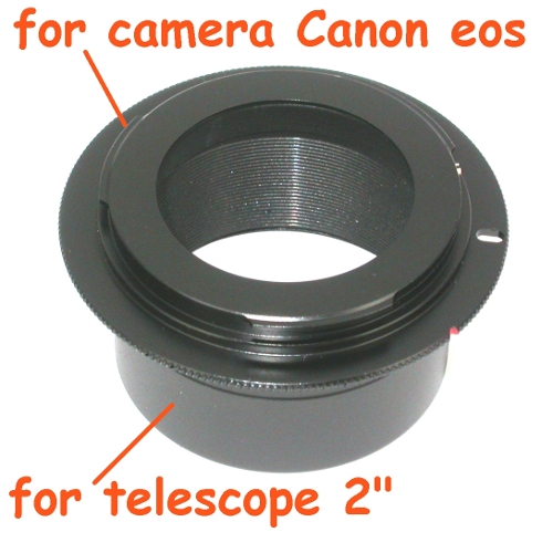 Canon eos EF RACCORDO diretto 2`` pollici blak per FOTO TELESCOPIO telescope 