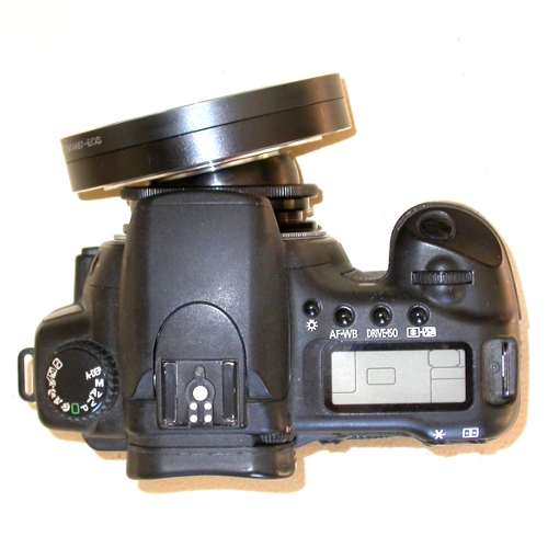Canon EOS adapter BASCULANTE x Pentax 67 - 6x7 tilt lens