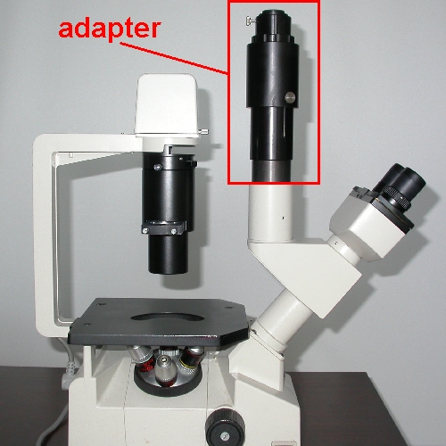 Terminale C mount a rapporto d`ingrandimento variabile per microscopio NIKON TMS