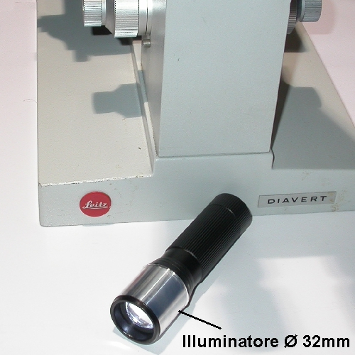 ILLUMINATORE a riflessione  per MICROSCOPIO  a laser led bianco.