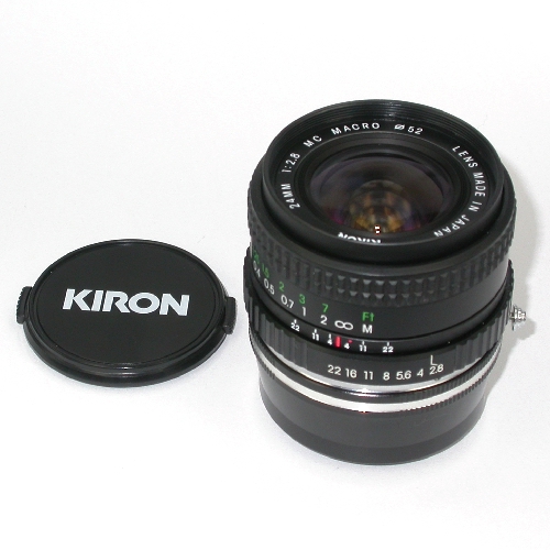 Obiettivo macro KIRON 24mm 2.8 manual focus x fotocamere innesto micro 4/3 *