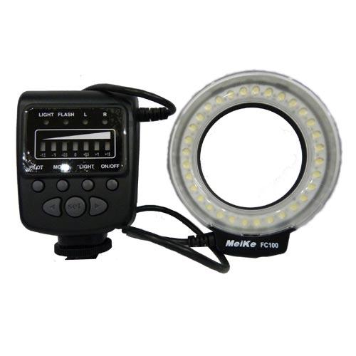 Illuminatore MACRO 32 LED portatile  per fotocamere Nikon, Canon, Pentax,ecc