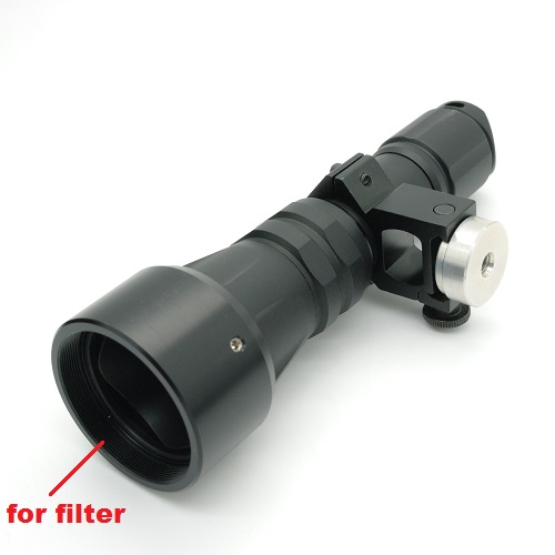Illuminatore a raggi infrarossi 760nm per video e foto 90 lumen 6V