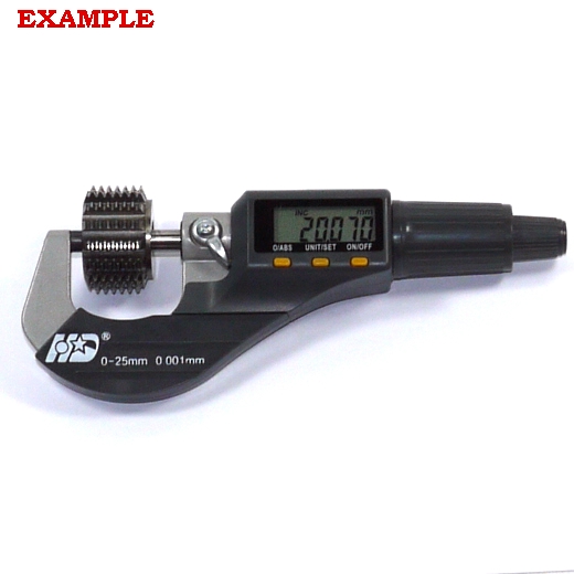 micrometro digitale elettronico millesimale 0-25mm strumento di misura 0,001