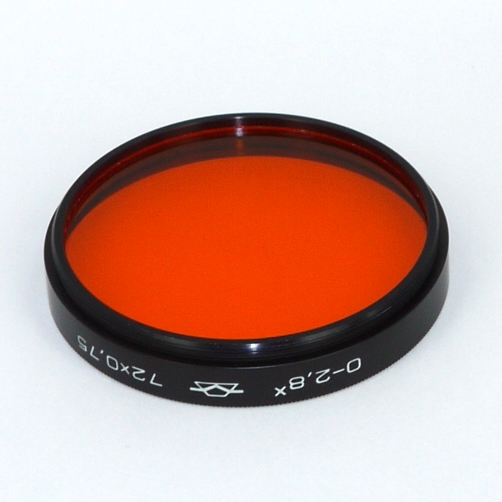 MTO RUBINAR TAIR ecc  72 x 0,75 FILTRO ARANCIO 0-2,8x cccp ussr