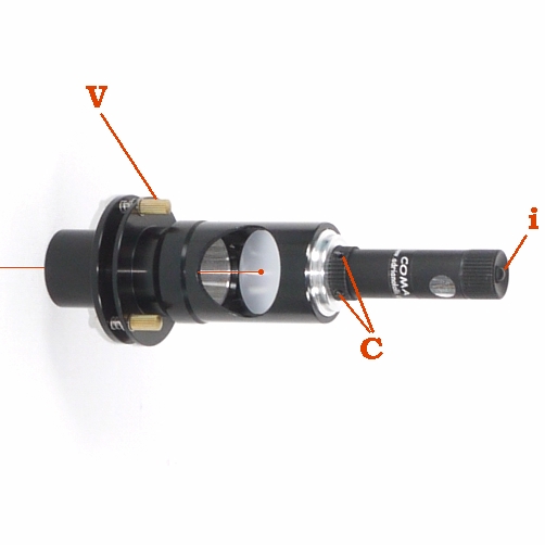 COLLIMATORE LASER PROFESSIONALE PER TELESCOPI NEWTON 