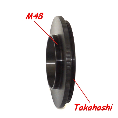 Raccordo filetto M48 su Telescopio Takahashi Ø72mm