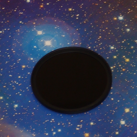 Ultravioletto disco in vetro ottico UV PASS U-360nm Ø 74mm Ultraviolet band pass