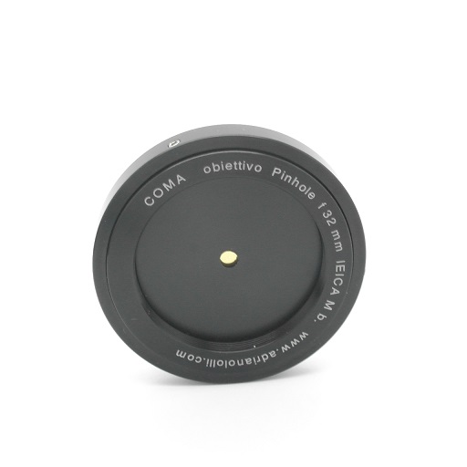 Obiettivo foro stenopeico, pinhole, camera obscura per Leica (M 6 bit) F=32 mm
