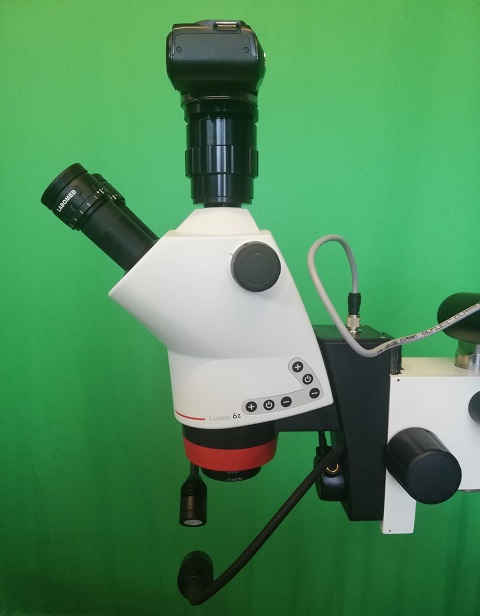 Raccordo video fotografico microscopio Labomed Luxeo 6z a fotocamere mirrorless