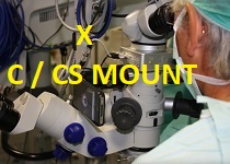 C-MOUNT SURGICAL MICROSCOPE ADAPTERS