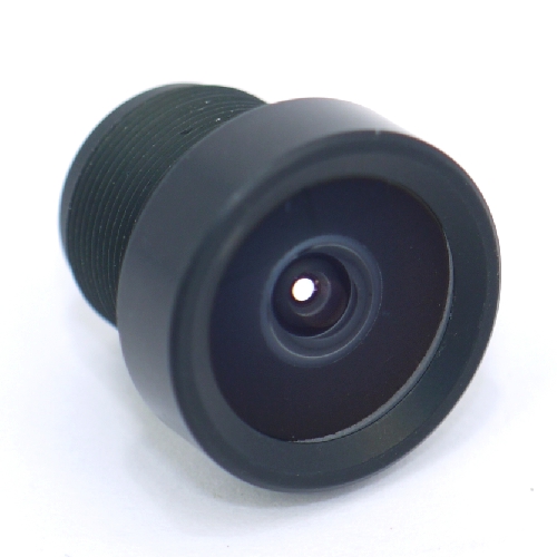 Obiettivo telecamera CCTV passo S mount (12mm) f 2,5 mm grandangolo IR
