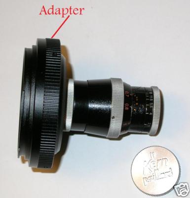 KERN PAILLARD lens  Ø 16 MM  D-mount  raccordo adattatore a fotocamere SRL SRLD 