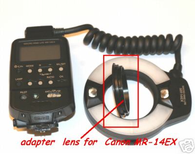 Canon MR - 14 EX Terminale per Flash a obiettivo filetto 58mm