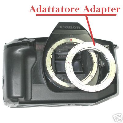 Canon EOS adattatore  per ottiche PENTAX K Raccordo obiettivo adapter ring ef