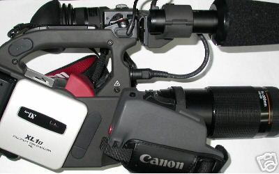 Raccordo adattatore per CANON XL1 XL2 XL H1 a ottiche Nikon