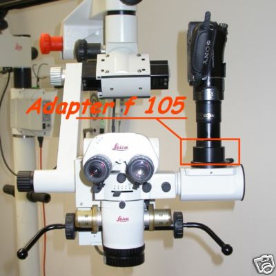 TV Objective f 105mm per pipetta LEICA rif. 1044532 6 microscopio