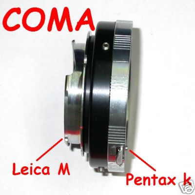 Leica M Voigtlander Bessa adattatore a lens Pentax K raccordo adattatore