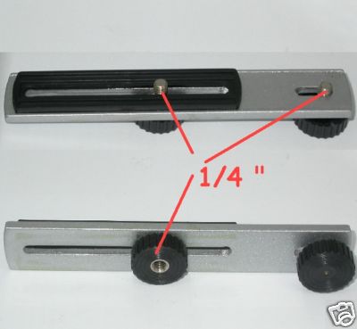 Staffa x flash Metz Sunpak Nikon o altri accessori doppia vite fotografica 1/4''