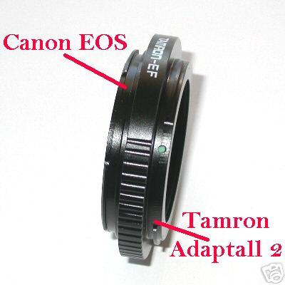 Tamron Adaptall 2 per fotocamere srl srld  Canon eos anello adattatore raccordo 