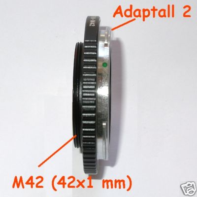 Tamron Adaptall 2 per fotocamere srl srld  M42 (42x1) anello adattatore raccordo