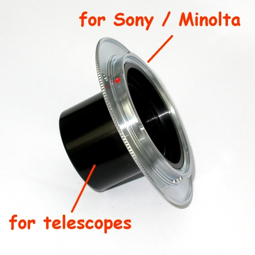 Sony / Minolta AF RACCORDO diretto 31,8 ( 1,25'' ) per FOTO TELESCOPIO telescope