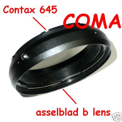 Contax 645 fotocamera adattatore per obiettivo Hasselblad Raccordo adapter ring