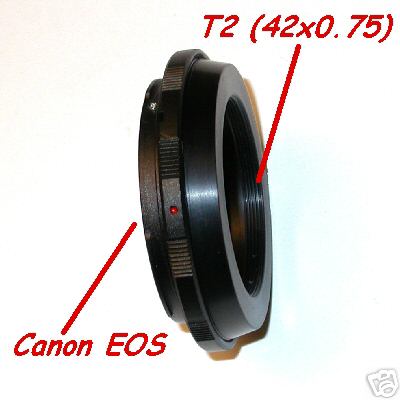 Raccordo per fotocamera Canon eos  EF a obbiettivo T2 T 2 - adattatore economico