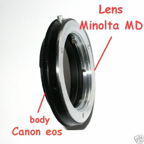 Canon EOS anello adattatore a obiettivo Minolta MD versione MACRO