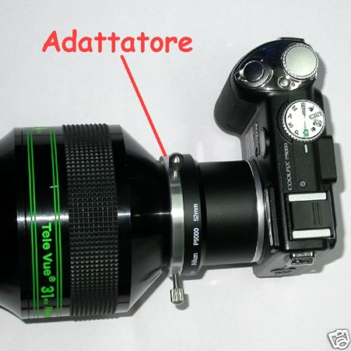 Nagler adattatore per oculare a fotocamere con filetto Ø 52 mm photo adapter