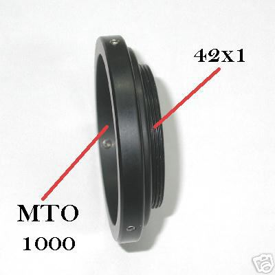 MTO 1000 terminale 42x1 . Adattatore raccordo vite adapter 