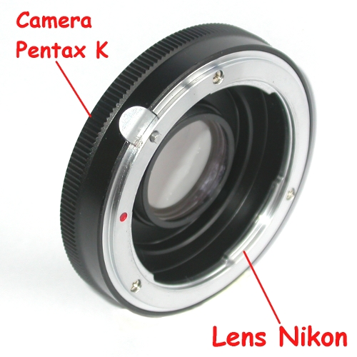 Pentax K anello raccordo a lens Nikon adattatore adapter