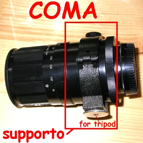 Supporto cavalletto x ottica russa MTO 500 / 8  diametro corpo 78,5 mm