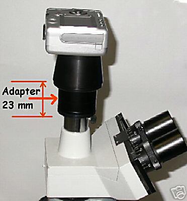 Adattatore foto microscopio 23 / adapter photo 23,2 mm